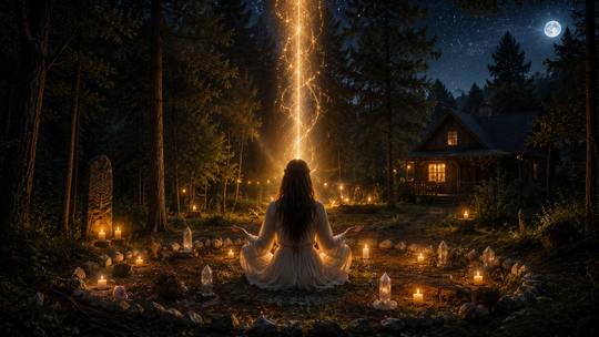 Astrální výstup během rituálu